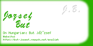 jozsef but business card